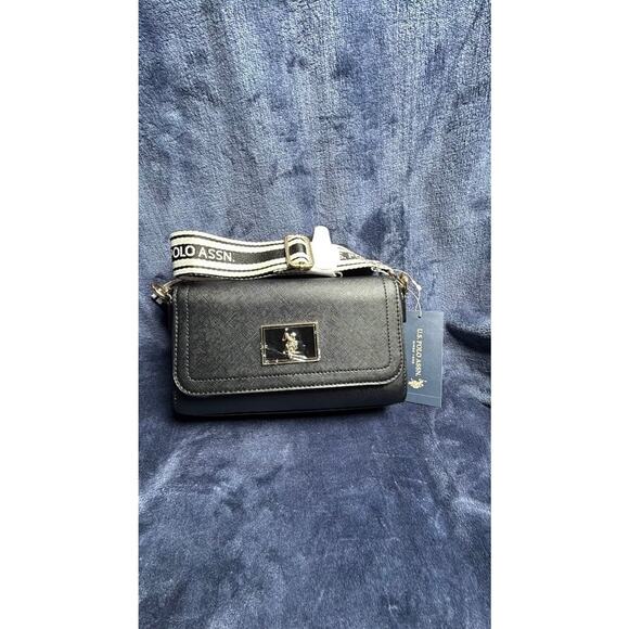 U.S. Polo Assn. Handbags - U.S. Polo Assn. Black Crossbody Bag NWT